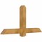 Ekena Millwork Eugene Rough Sawn Timber Gable Bracket, Western Red Cedar, 48"W x 24"H x 4"D x 4"F, 12/12 Pitch GBW048X24X0404EUG00RWR - alternate 4